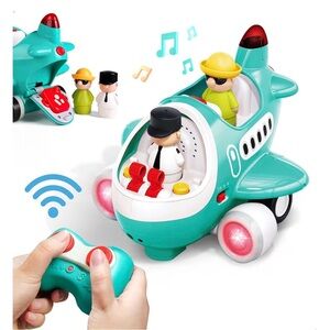 iPlay, iLearn Baby Airplane Toy Set Remote Control Plane Toy~Open Box NEW!
